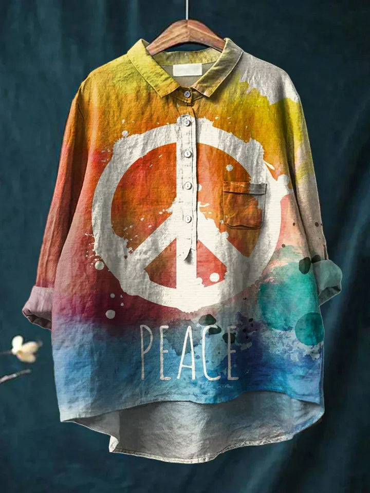 Hippie stila "Miera" T-krekli