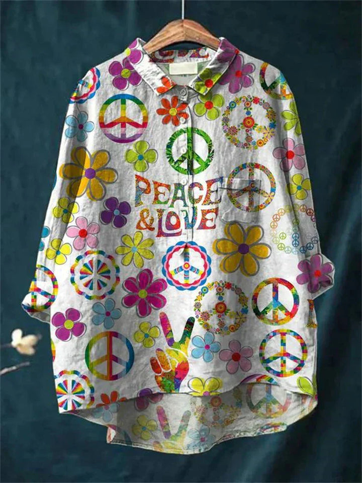 Hippie stila "Miera" T-krekli