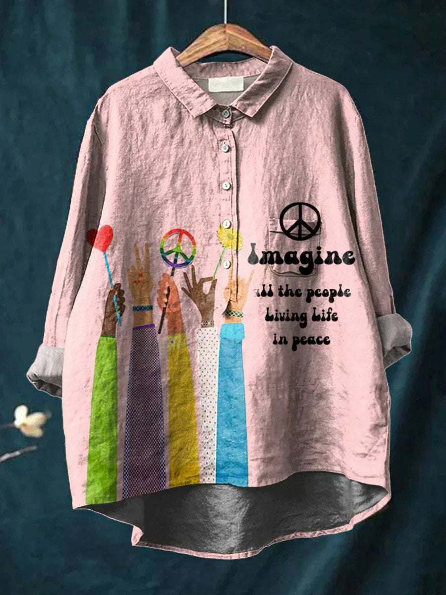 Hippie stila "Miera" T-krekli